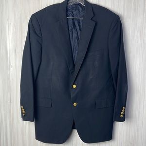 BROOKS BROTHERS LORO PIANA MADISON NAVY SPORTS JACKET 44r